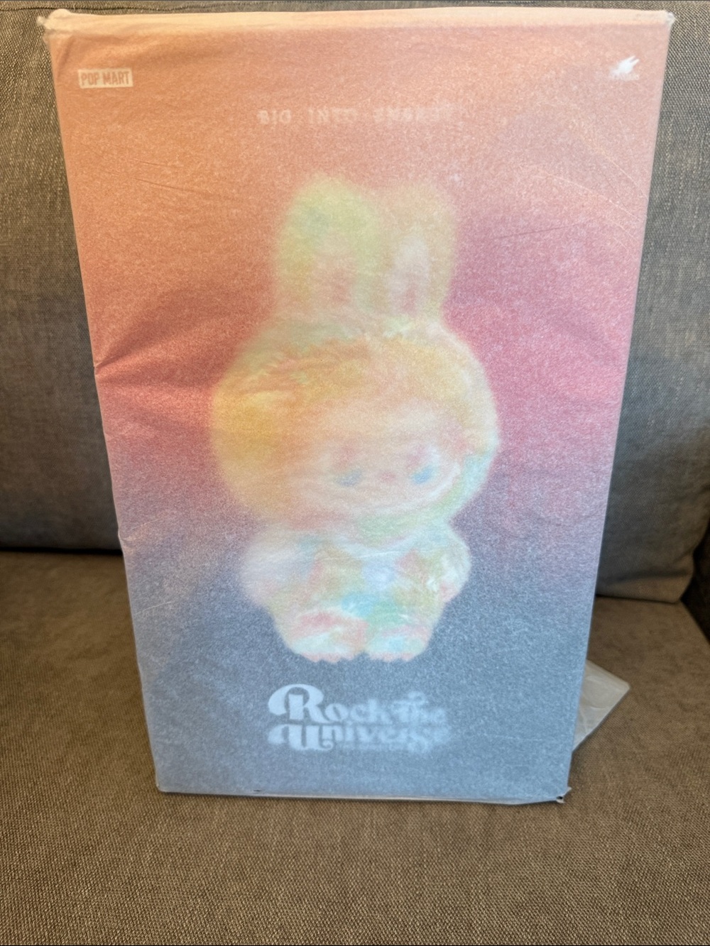 Rock & Roll Universe Pastel Bunny Figurine - Multicolor Iridescent